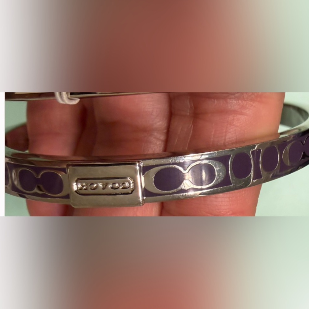 1 Purple Coach Bangle